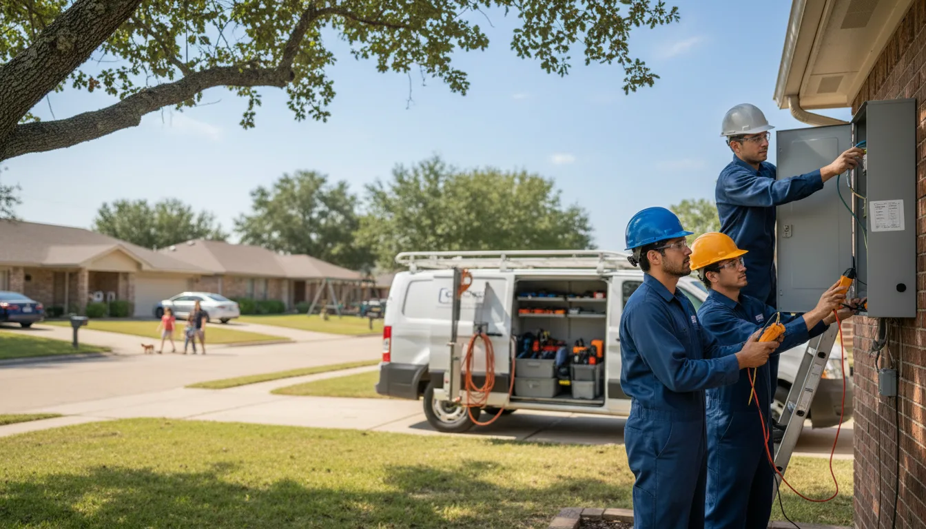 Certified electrician providing emergency electrical services in Dierks, AR